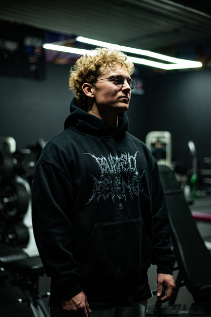 CHROME RAZOR HOODIE - BLACK