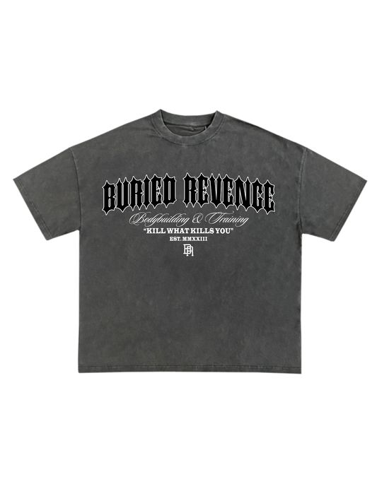 IRON FAMILY TEE - VINTAGE GRAY