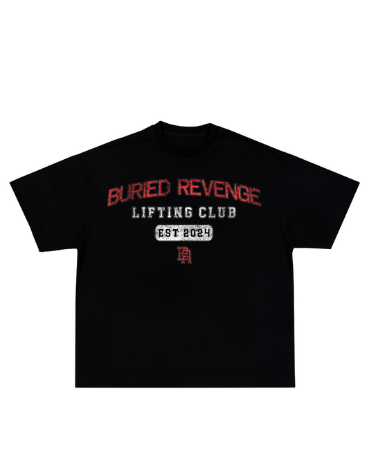 LIFTING CLUB TEE - BLACK