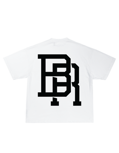 SCRIPT TEE - WHITE